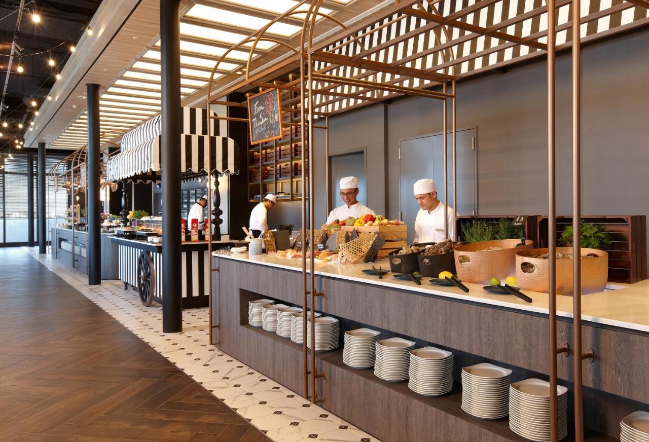Cozzi Blu Hotel Zhongli Exterior photo The kitchen of the restaurant